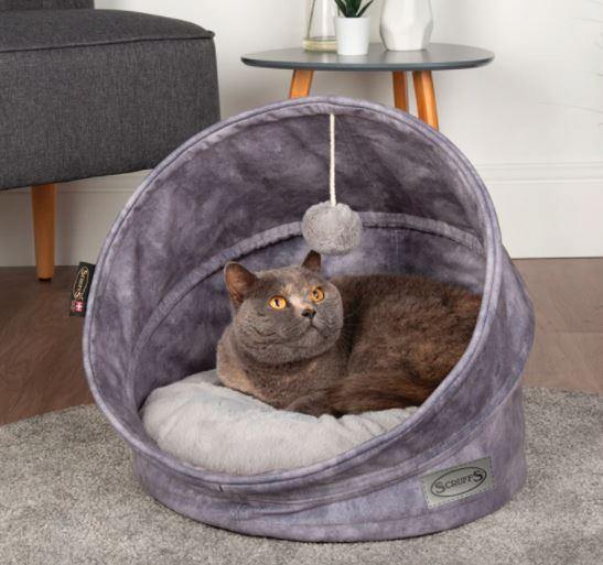 Kensington Cat Bed - Comfy Stylish Bed for Cats