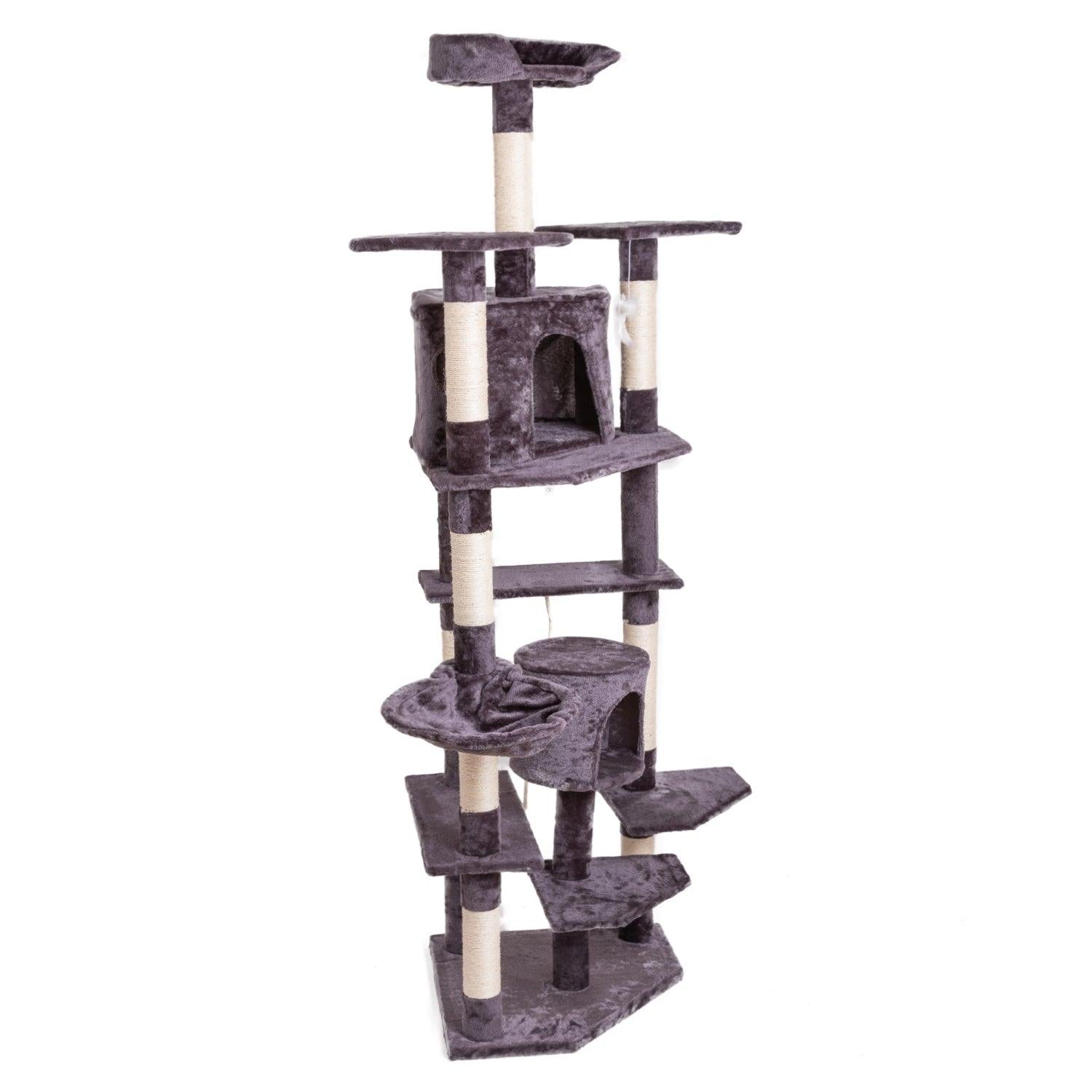 Cat Tower Climbing Tree | 203cm Cat Scratching Post Tower
