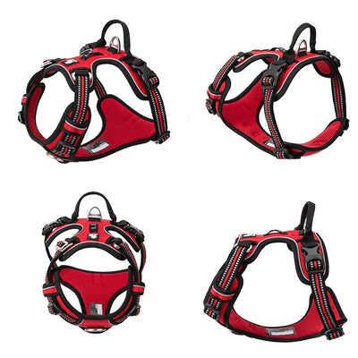 No Pull Reflective Nylon Dog Harness