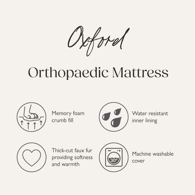 Dog Bed-Oxford Orthopaedic Dog Mattress 