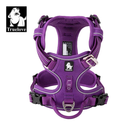 No Pull Reflective Nylon Dog Harness