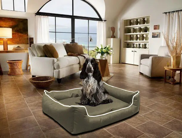 Wholesale Luxury Dog Bed-Memory Foam Waterproof Dog Settee (Copy) 