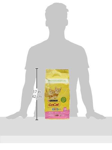 Go-Cat Junior Dry Cat Food Chicken Milk and Veg 2kg Pack of 4 - Petzenya