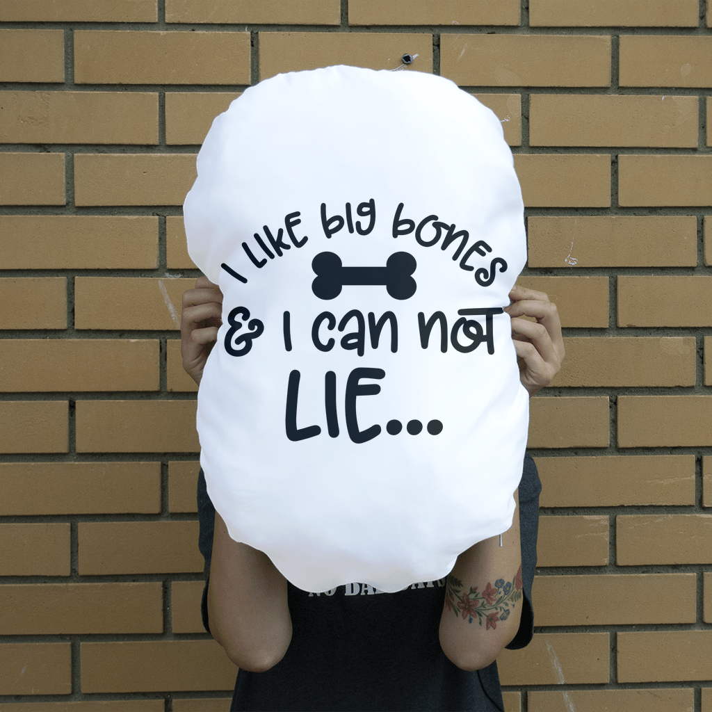 I Like Big Bones Giant Face Cushion - Petzenya