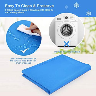 Pecute Dog Cooling Mat Medium 65x50cm, Durable Pet Cool Mat Non-Toxic Gel Self Cooling Pad, Great for Dogs Cats in Hot Summer - Petzenya
