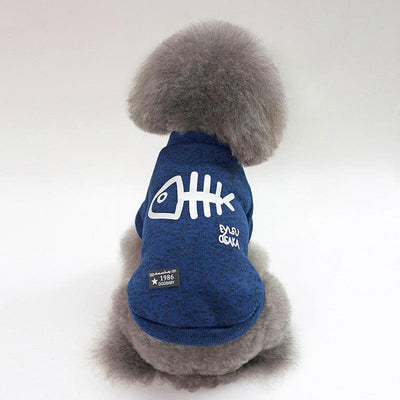 Winter Pet Clothes Autumn Warm Clothes for Cats Dogs Kitty Kitten Coat Jackets Printed Cat Costumes Pets Clothing Outfits - Petzenya
