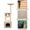 91cm Climbing Tree | Solid Cute Sisal Rope | 36" Plush Cat Tower Tree Beige - Petzenya