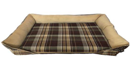 Sofa Essential Check Fabric - Sofa Pet Bed - Petzenya