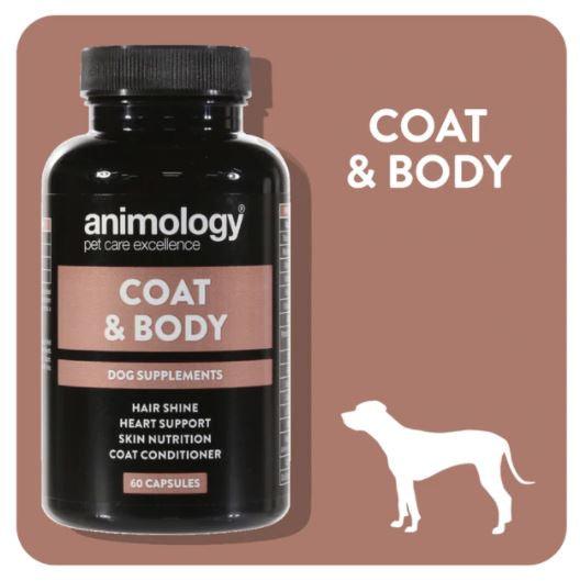 Coat & Body Dog Supplement Animology 60 Capsules - Petzenya