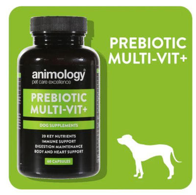Prebiotic Multi-Vitamin+ Dog Supplement Animology 60 Capsules - Petzenya