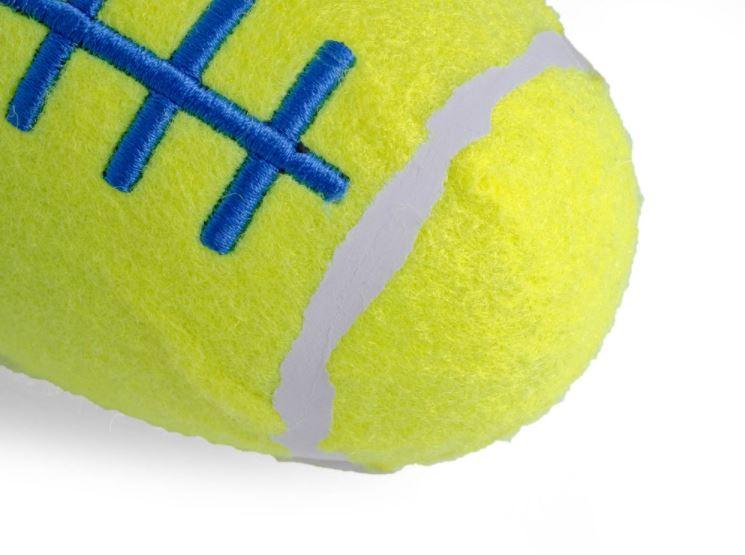 Squeaky Rugby Tennis Ball - Pack of 6 Dog Squeaky Toy - Rugby Soft Balls - Petzenya