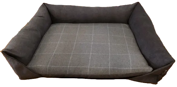 Sofa Pet Bed | Fibre Filled With Poly Bonded Inner Removeable Pad | Non Slip Base 