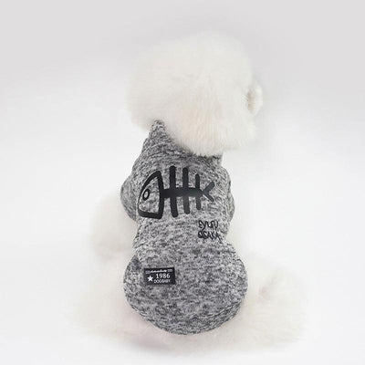 Winter Pet Clothes Autumn Warm Clothes for Cats Dogs Kitty Kitten Coat Jackets Printed Cat Costumes Pets Clothing Outfits - Petzenya