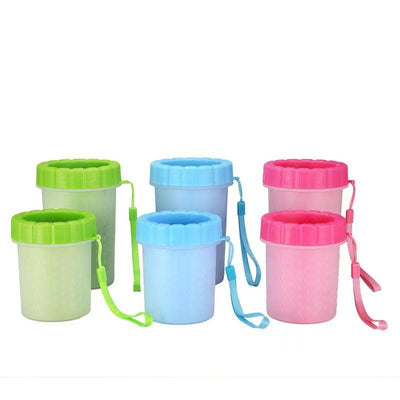 Pet dog foot cleaning cup paw brush cleaning tool outdoor washing machine dog foot cleaner portable washer Pet foot washing tool - Petzenya